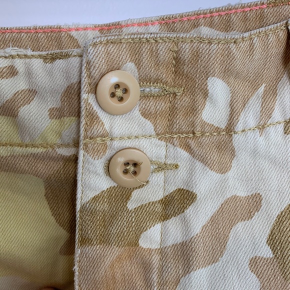 Free People Commander Light Camo Cutoff Shorts - Picture 8 of 8